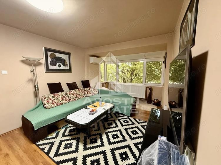 Apartament cu 2 camere semidecomandat în Tipografilor