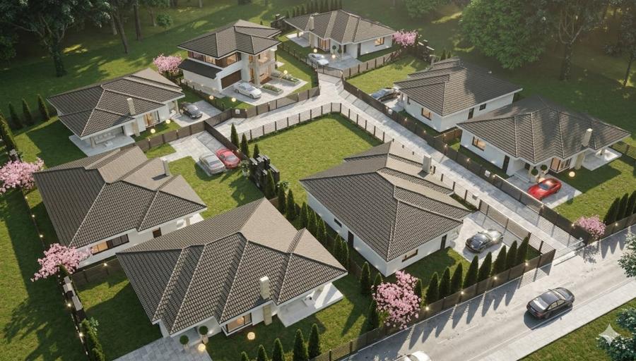 Casă individuală cu 4 camere cu Teren 500 Mp în Corbeanca