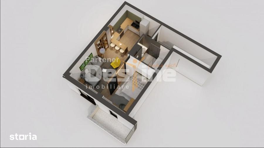 COMISION 0% - Chirie, Apartament 1 camera + LOC DE PARCARE - 4