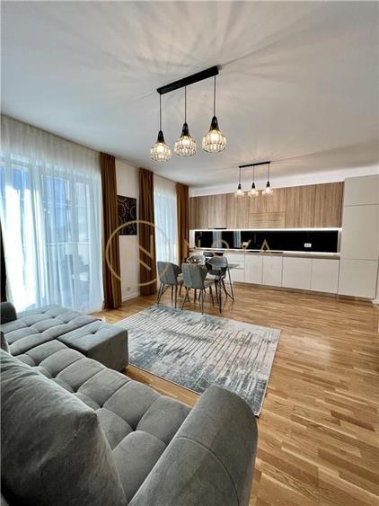 Apartament cu 3 camere semidecomandat, mobilat în Domenii