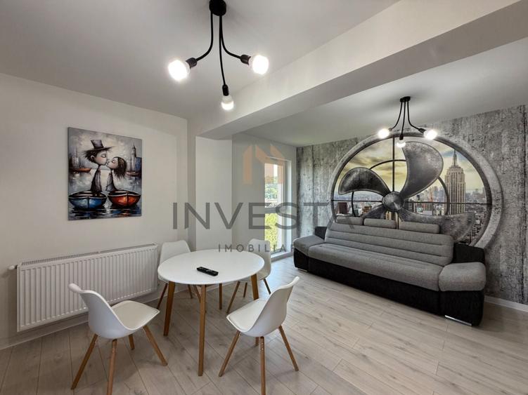 Apartament 2 camere mobilat complet, terasa 15 mp + parcare inclusa! - 1