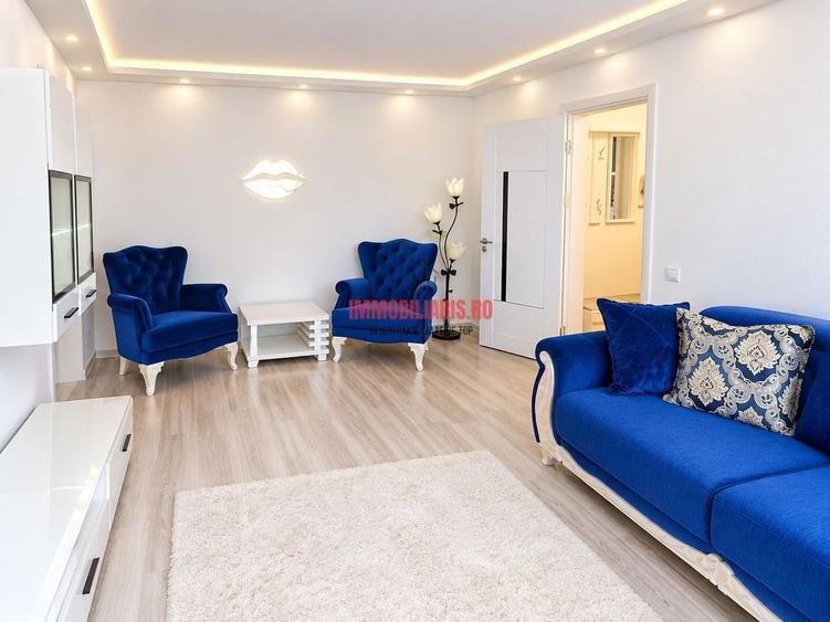 Apartament cu 3 camere semidecomandat, mobilat în Basarabia