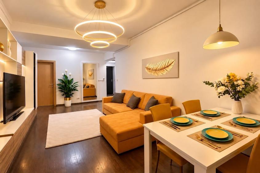 Apartament cu 3 camere decomandat, mobilat în Theodor Pallady