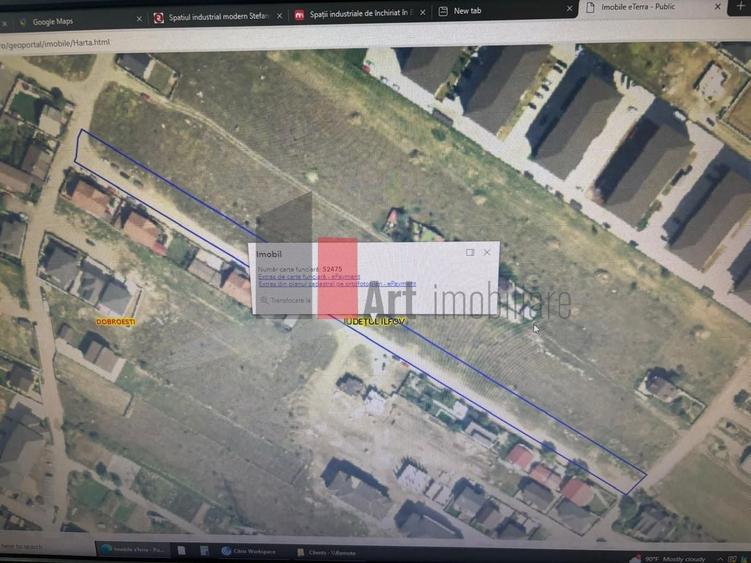 Teren Construcții intravilan de 10000 mp, în Dobroești
