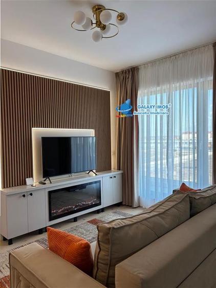 Apartament cu 2 camere semidecomandat, mobilat în Pipera