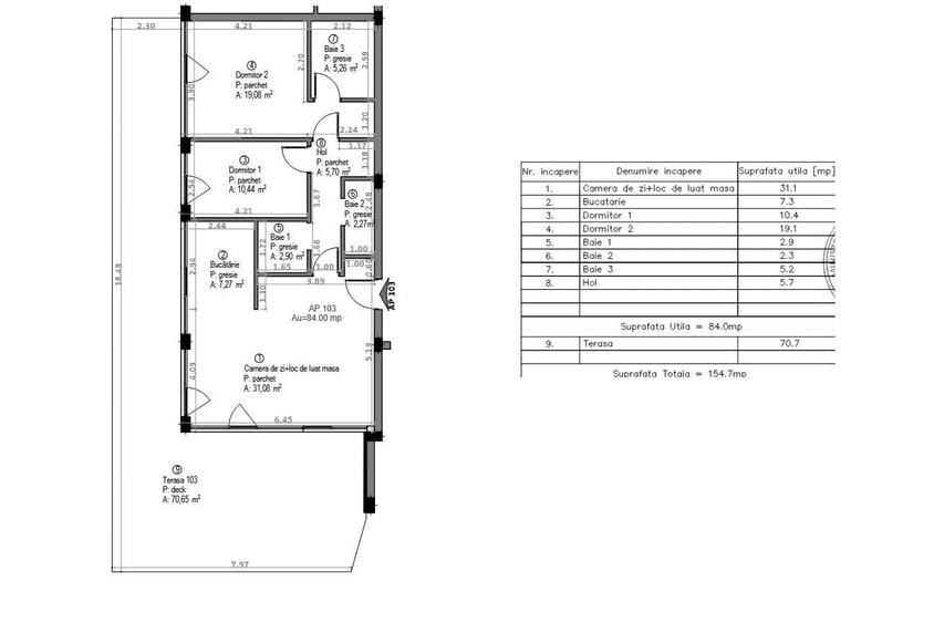 Penthouse de lux – Sopor Unu, Gheorgheni | 84 m² utili + terasa 71 m² - 15