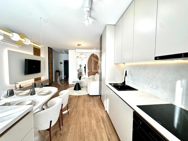 Apartament cu 2 camere semidecomandat, mobilat în Florești
