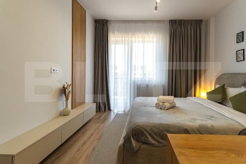 Apartament cu 2 camere decomandat, mobilat în Tractorul