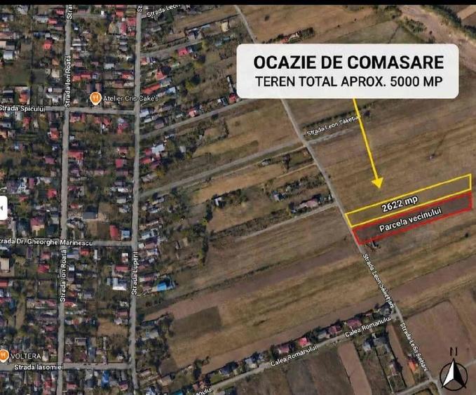 Teren de 2622 mp, în Șerbănești
