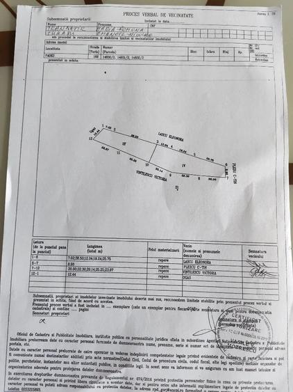 Teren de 1421 mp, în Văieni