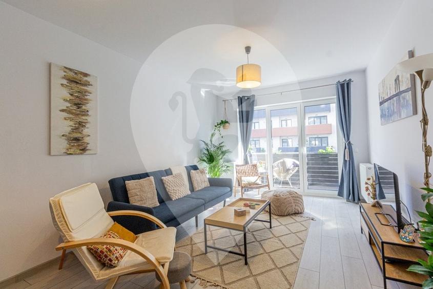 Apartament cu 2 camere decomandat, mobilat în Avantgarden