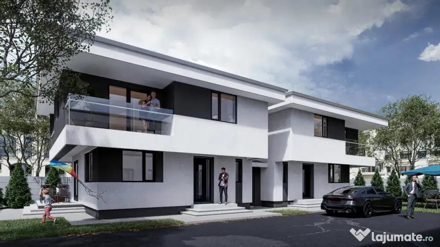 Casă cu 4 camere cu Teren 227 Mp în Chiajna