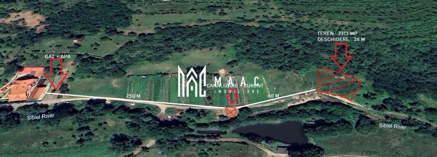 Teren agricol extravilan de 2317 mp, în Sibiel