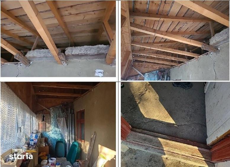 Casă cu 2 camere cu Teren 837 Mp în Blejești
