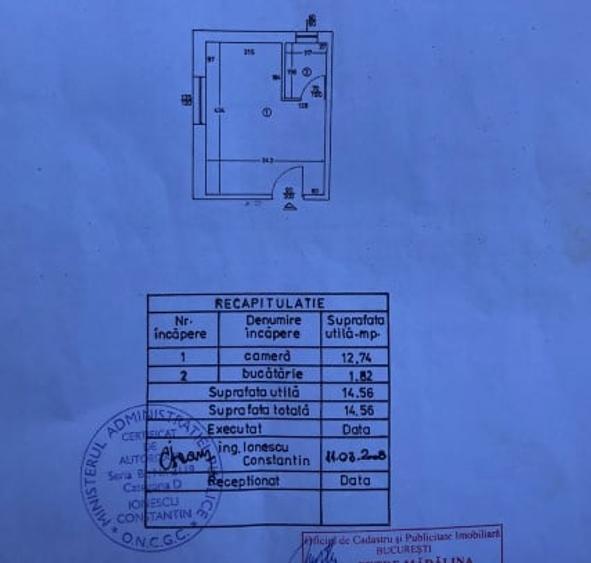 Garsonieră nedecomandată, mobilată în Chibrit