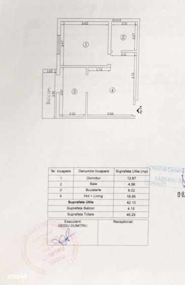 Apartament cu 2 camere, mobilat în Valea Lupului