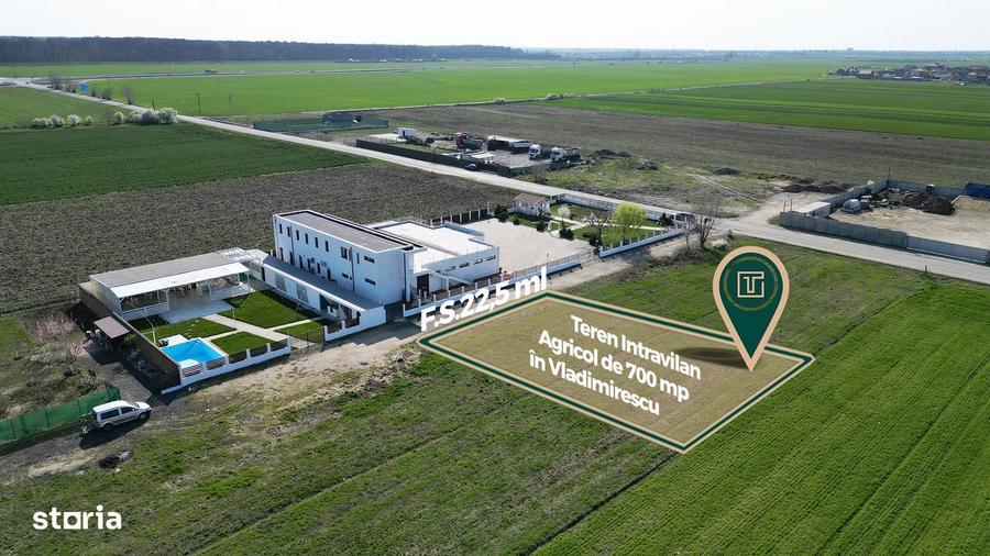 Teren de 700 mp, în Vladimirescu