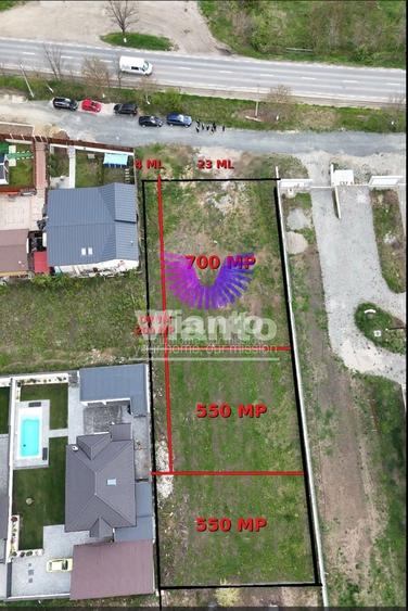 Teren Construcții intravilan de 650 mp, în Daia