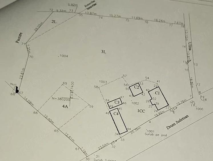 Casă cu 3 camere cu Teren 100 Mp în Central