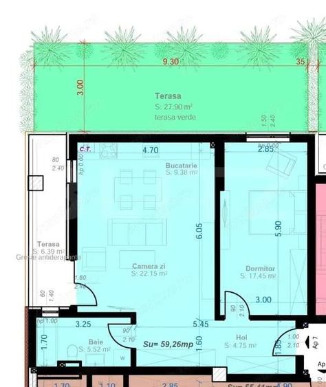Apartament 2 Camere Open-Space | Terasa 28 mp | Zona Aradului - 1