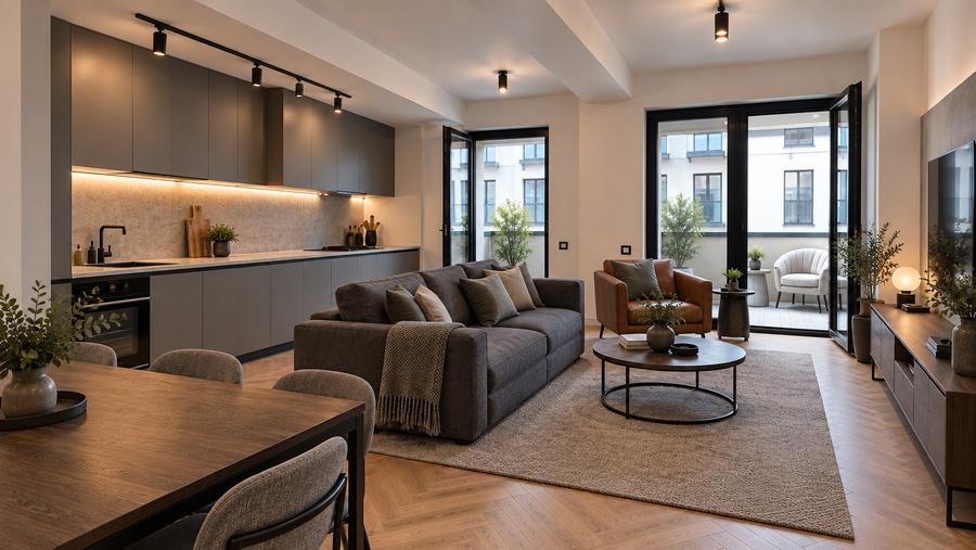 Apartament cu 2 camere decomandat în Pipera