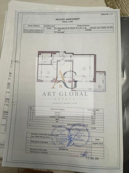 Apartament cu 3 camere semidecomandat în Militari