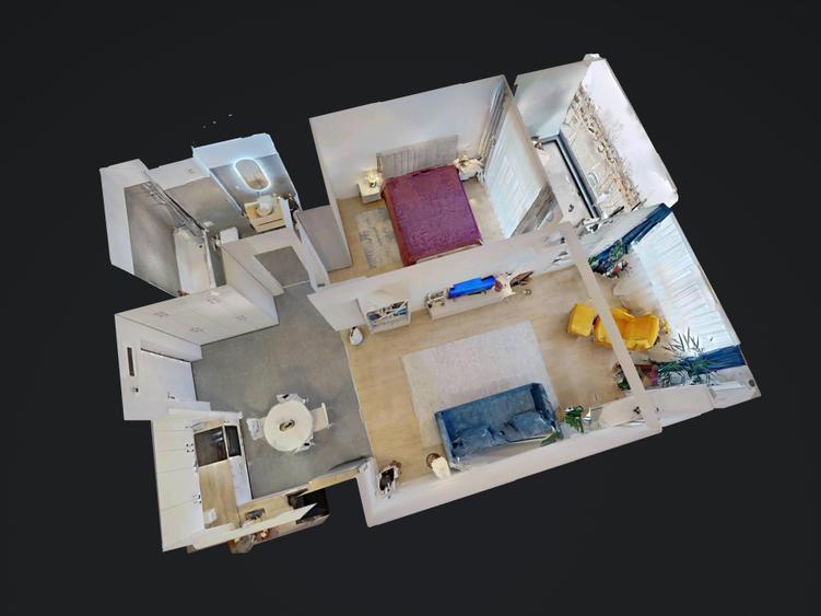 Apartament cu 2 camere, mobilat în Chitila