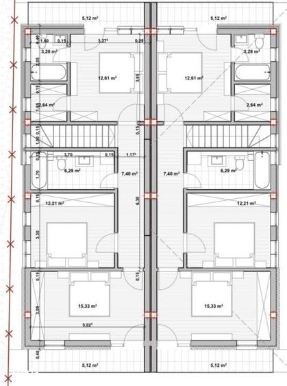 Casă cu 4 camere cu Teren 250 Mp în Dezmir