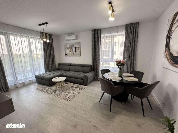 Apartament cu 2 camere decomandat, mobilat în Băneasa
