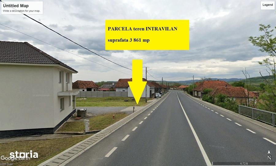 Teren de 3616 mp, în Ceica