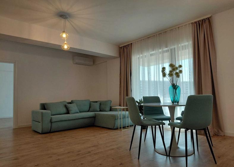 Apartament cu 3 camere, mobilat în Pipera