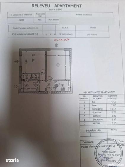 Apartament cu 2 camere decomandat în Vest