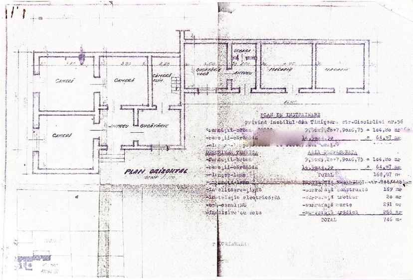 Casă cu 3 camere în Mircea cel Bătrân
