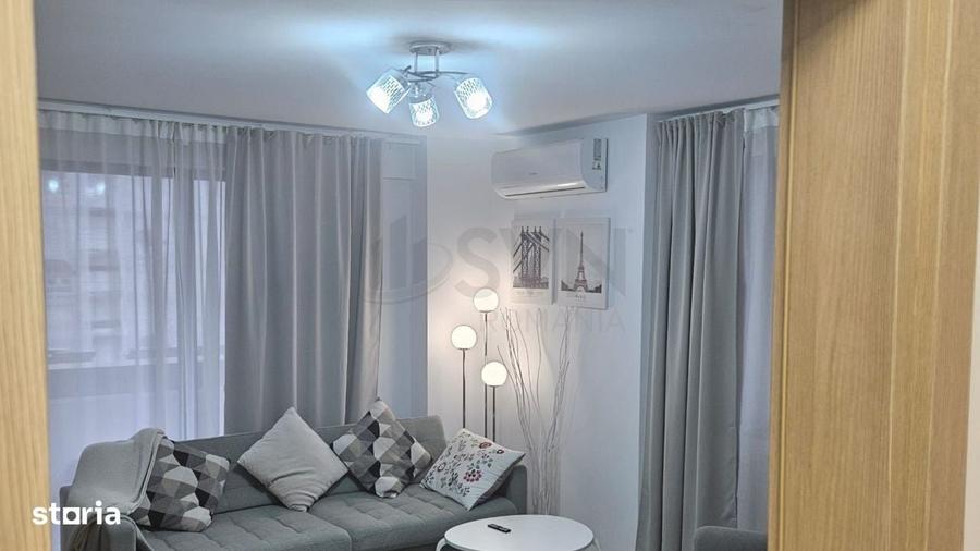 Apartament cu 2 camere semidecomandat, mobilat în Nerva Traian