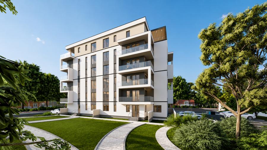 Penthouse 3 Camere | Zona Giroc-Eso | 93mp + Terasa 30mp | Bloc Nou Cu Lift - 9