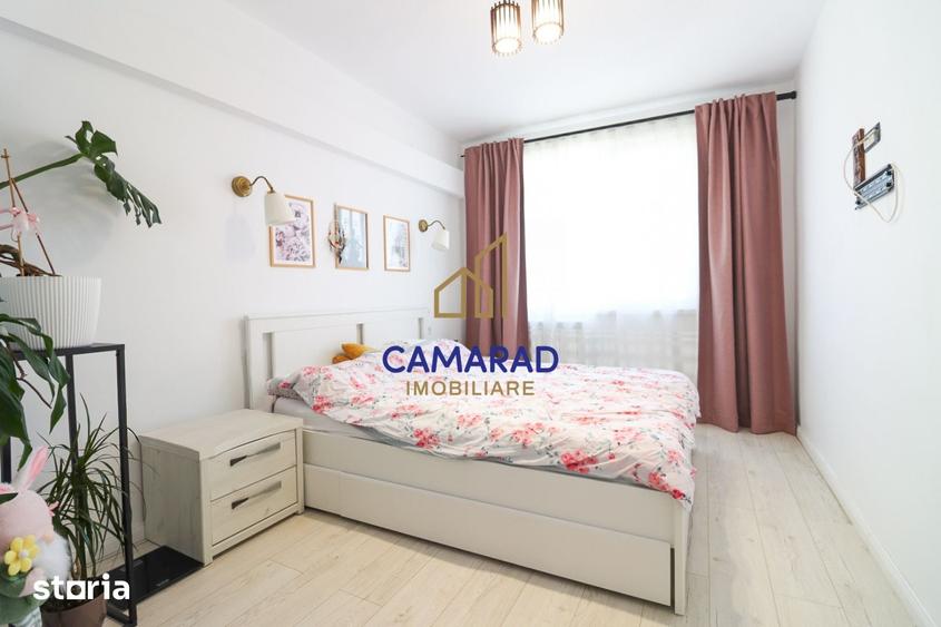 Apartament cu 2 camere decomandat, mobilat în Tei