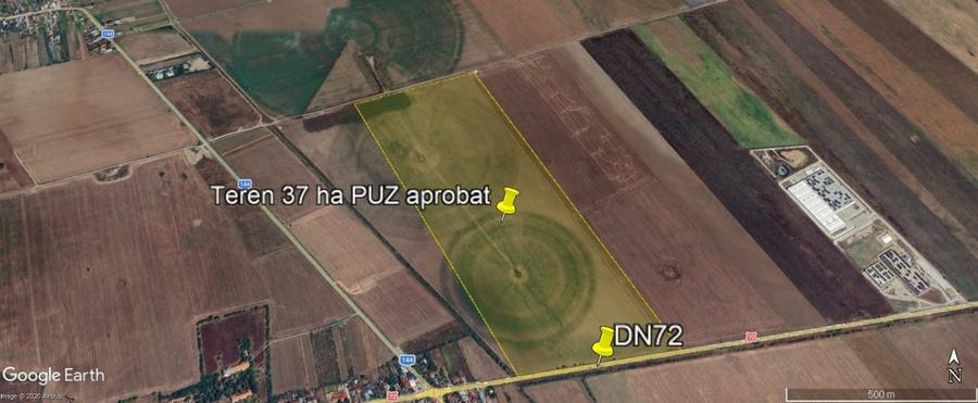 Teren Construcții intravilan de 370000 mp, în Ariceștii Rahtivani