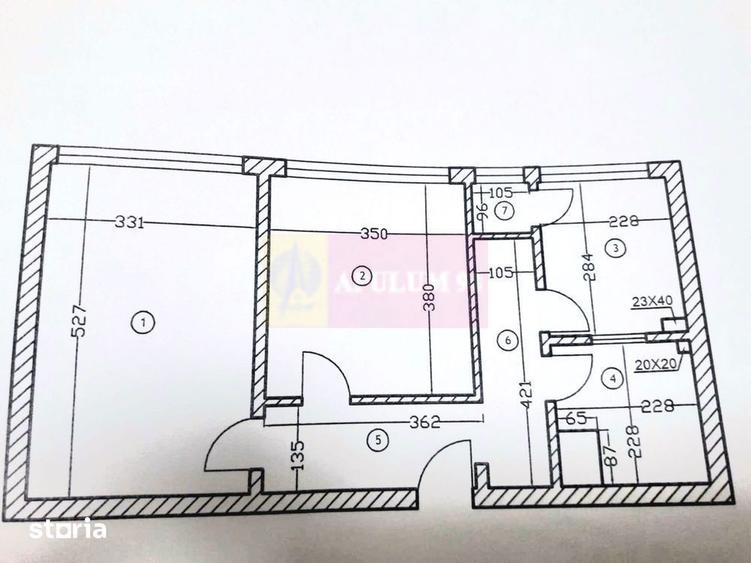 Apartament cu 2 camere decomandat, mobilat în 1 Mai