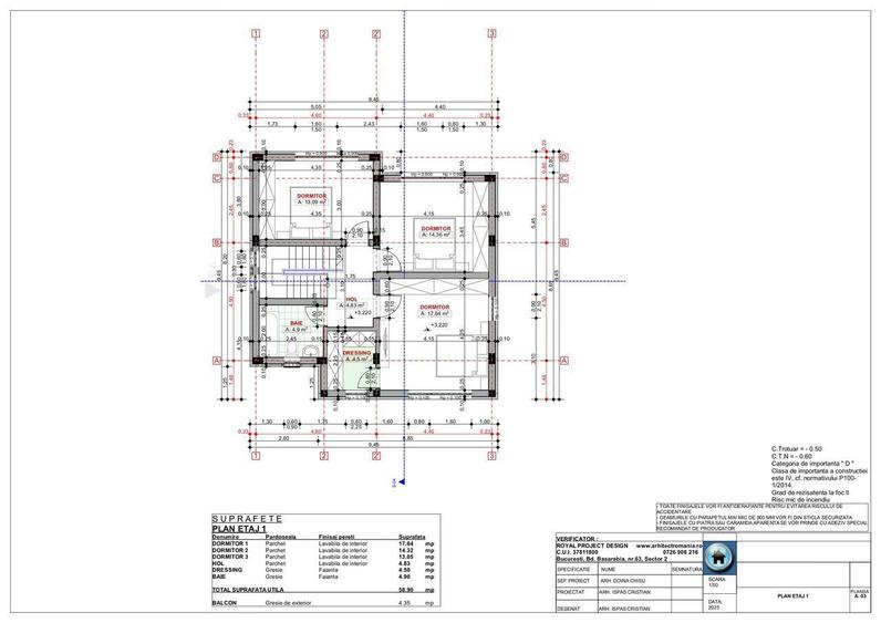 Casă cu 4 camere cu Teren 356 Mp în Central