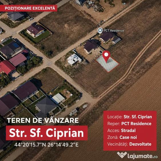 Teren intravilan 414 mp Cartier Allegria Residence, Popesti Leordeni - 2