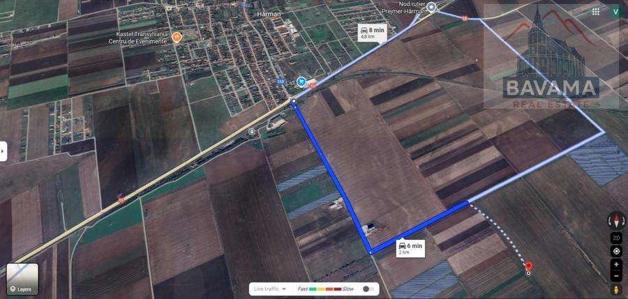 Teren Construcții extravilan de 10000 mp, în Hărman