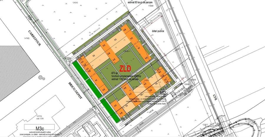Teren Construcții intravilan de 59000 mp, în Calea București