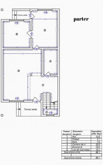 Casă individuală cu 6 camere cu Canalizare în Brâncoveanu