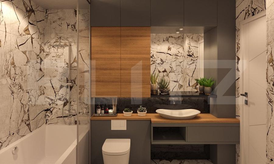 Apartament modern, semifinisat, cu 2 camere, 43,4mp, Apahida - 5
