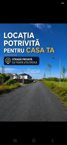 Teren 420 mp OVIDIU, cartier privat, utilitati complete