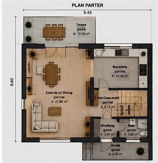 Casa individuala P+1 de vanzare in Visan- Barnova cu priveliste frumoasa - 5