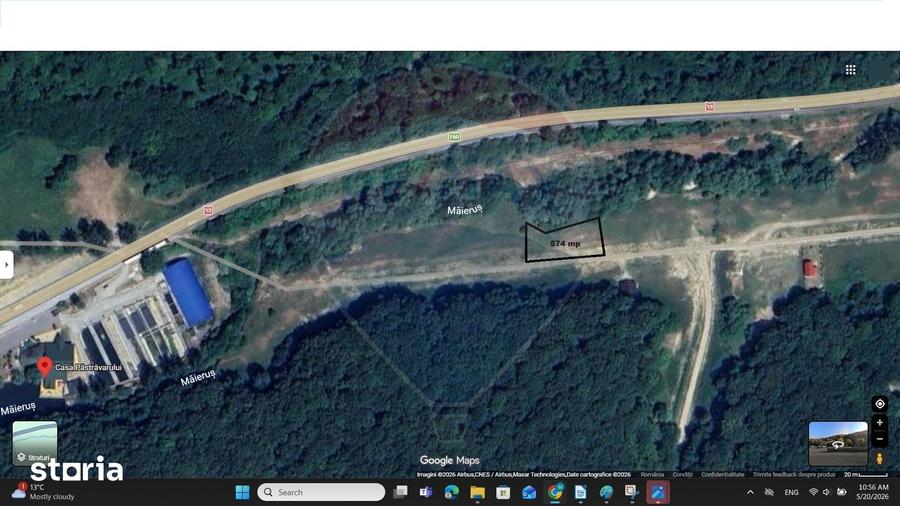 Teren de 574 mp, în Moieciu