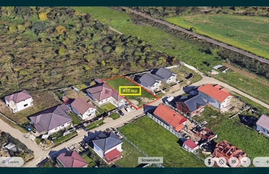 Teren de 485 mp, în Central