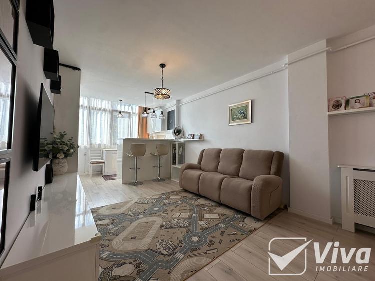Apartament cu 3 camere semidecomandat în Cug