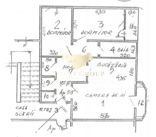 Apartament cu 3 camere decomandat în Parcul Circului